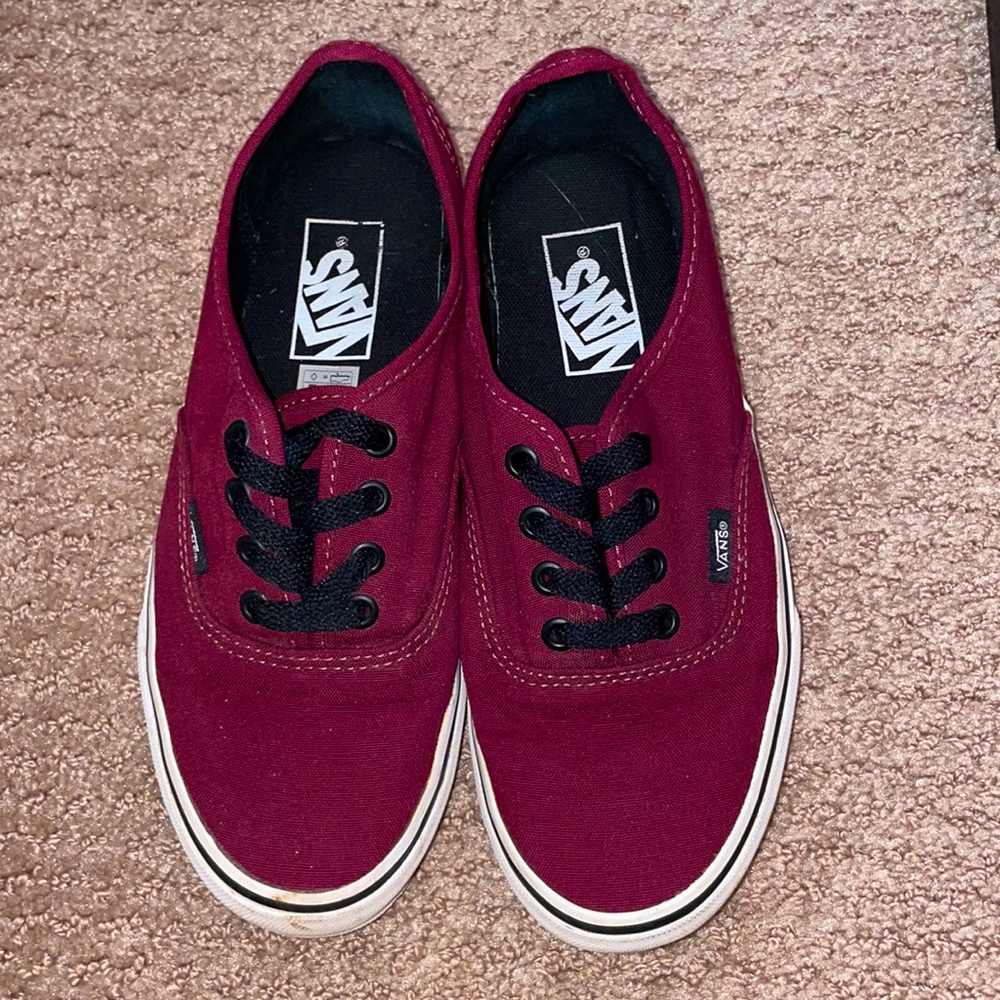 Maroon Vans